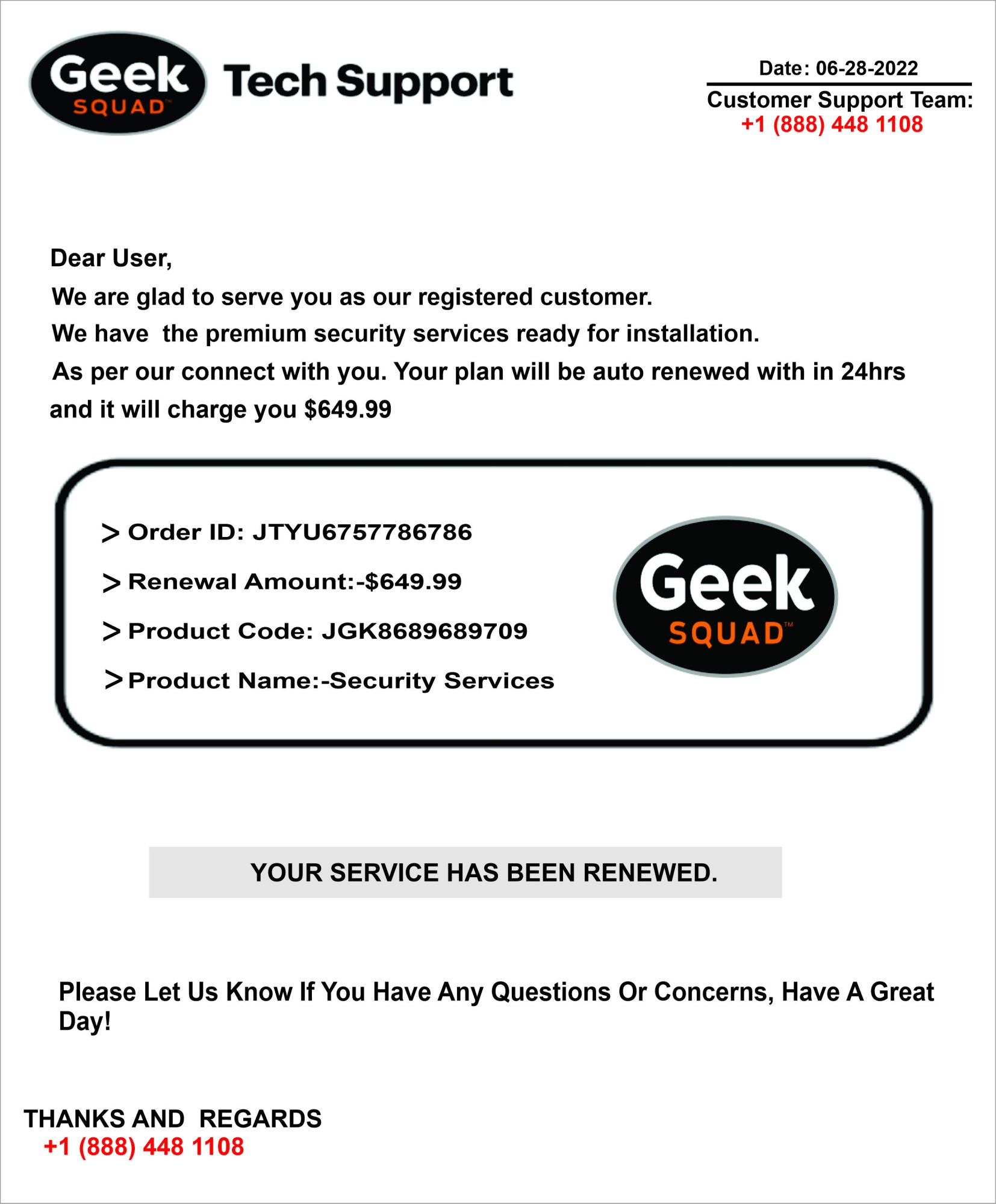 Thank You For Your Order Geek Squad OIT Brown University